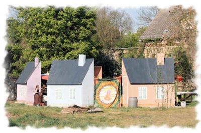 Theaterkulissen für die Sommerküche 2007