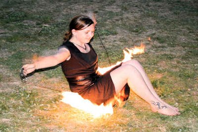 ... der noch nicht zu Ende war, am Abend gab´s die unvergessene Feuershow, lasst Euch verzaubern....
