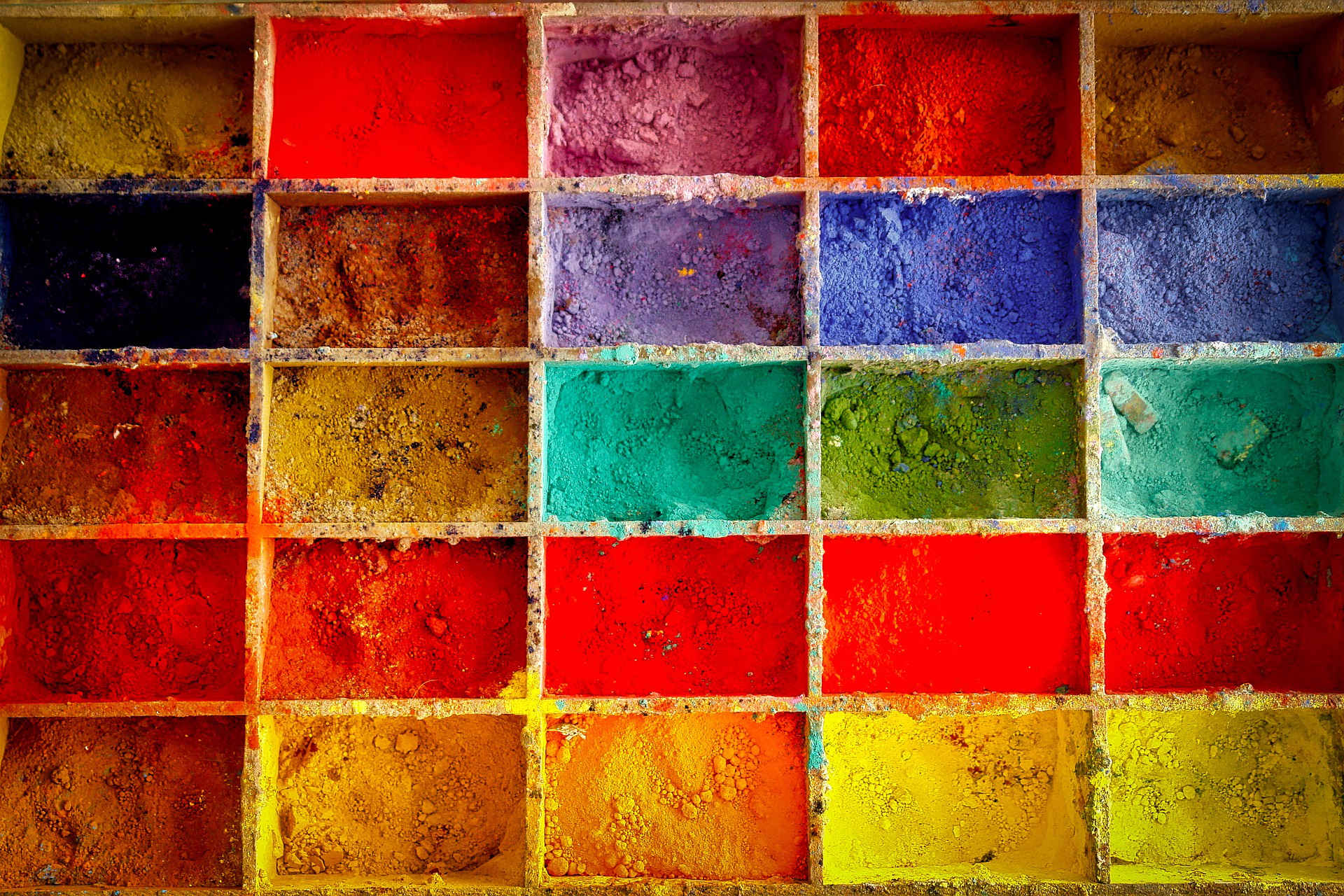 Farbpallette